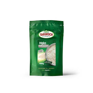 Кокосове борошно, борошно з кокоса, органічне кокосове борошно, 1000 г - Targroch