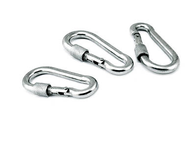 Карабін з замком DIN 5299C М4 х 40 мм