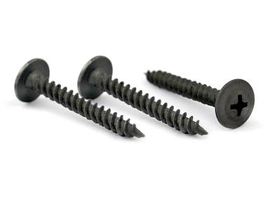 Саморіз по металу з пресс-шайбою чорний 4,2 х 13 мм (1000шт)