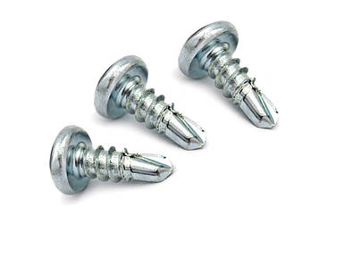 Саморіз по металу "БЛОХА" цинк 3,5 х 9,5 мм (1000шт)