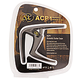 Каподастр для акустичної гітари SX ACP1BK, фото 4