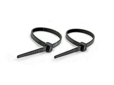 Стяжка кабельна нейлонова чорна 80 х 2,5 (100шт)