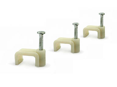 Скоба з цвяхом для плоского кабелю 5 х 3 (100 шт)