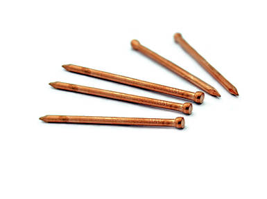 Цвях обміднений 1,0 х 17 мм