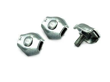 Затискач одинарний 4 мм