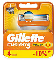 Змінні касети для гоління 4 шт Fusion Power (Original) - Gillette