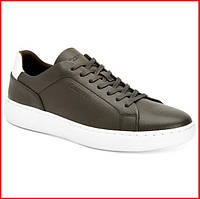 Мужские кожаные кеды CALVIN KLEIN FALCONI TUMBLED LEATHER SNEAKER ОРИГИНАЛ (размер US 9,5; 10,5; 11 12)