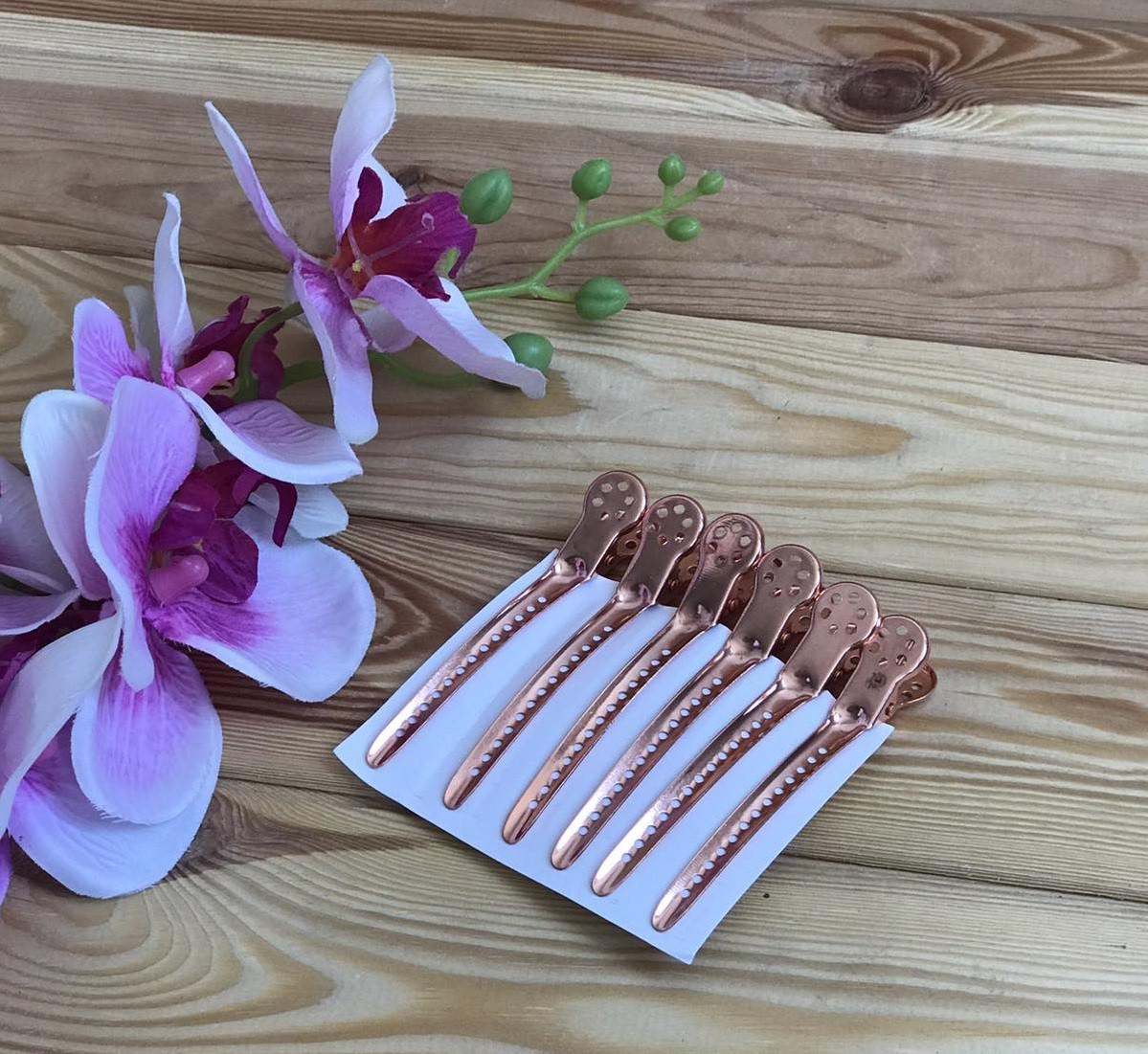 Затискачі для волосся металеві (Набір 6 шт.)