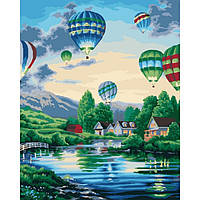 Картина по номерам Идейка "Воздушные шары 2" 40х50см KHO2221