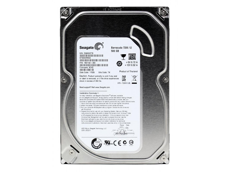 Жесткий диск 3.5" 500Gb Seagate (ST500DM002)