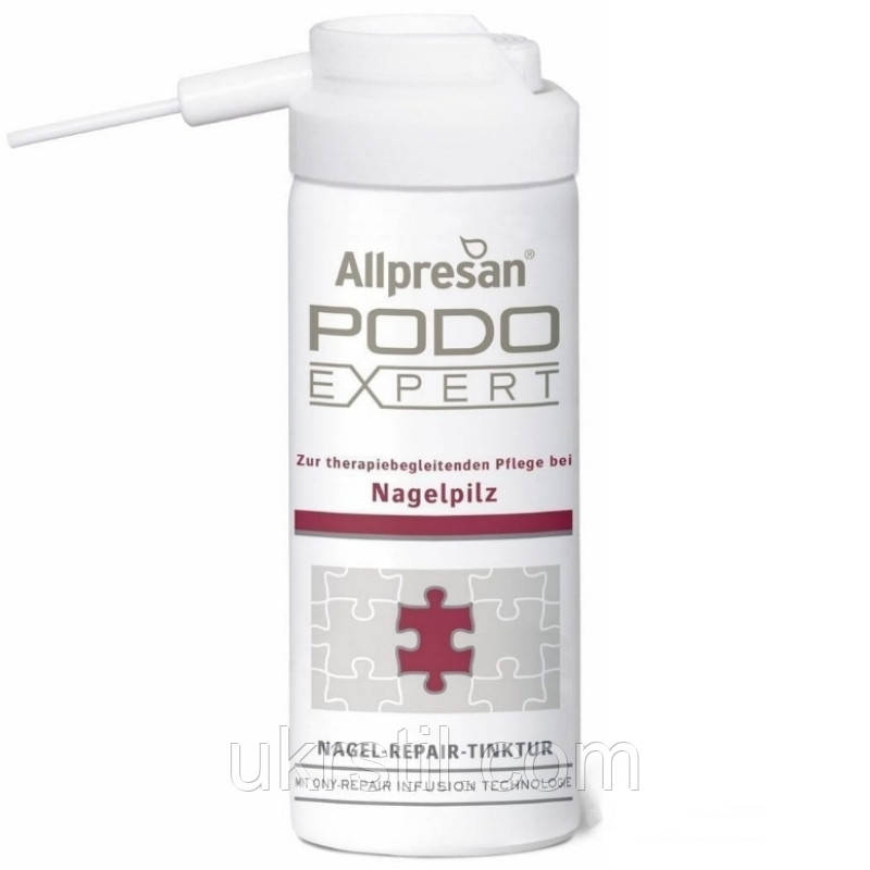 Настоянка для лікування нігтів від грибкових інфекцій Allpresan Podoexpert Repair Nail Tinctur
