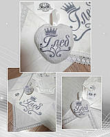 Іменне брязкальце-сердечко Гліб