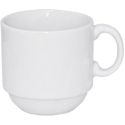 Чашка керам. 80мл біла №1364/S&T/(6)(96)
