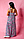 Жіночий літній сарафан на бретельках-зав'язках в чорно-білу смужку принт рожевий фламінго, фото 2