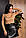 Чорна жіноча коротка спідниця з еко шкіри, фото 2