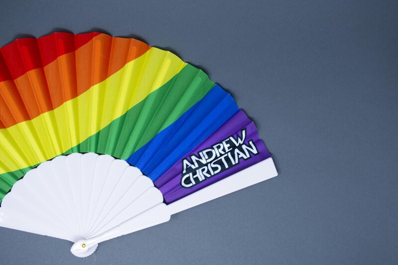 Веер от Andrew Christian Rainbow Pride разноцветный - фото 4 - id-p1457997339