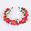 Український віночок-обруч для волосся Moderika Червоні Маки, фото 2