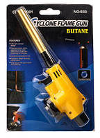 Газовий пальник 930 з п'єзопідпалом Cyclone Flame Gun 1300 °C ( регулятор потужності полум'я)