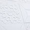 Самоклеюча 3D панель біла орнамент 700x700x5мм, фото 3