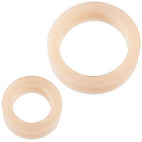 Набір ерекційних кілець Doc Johnson Platinum Premium Silicone - The C-Rings - White Feromon