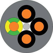 Кабель КГТП 3х16+1х10 силовий гнучкий / 20м