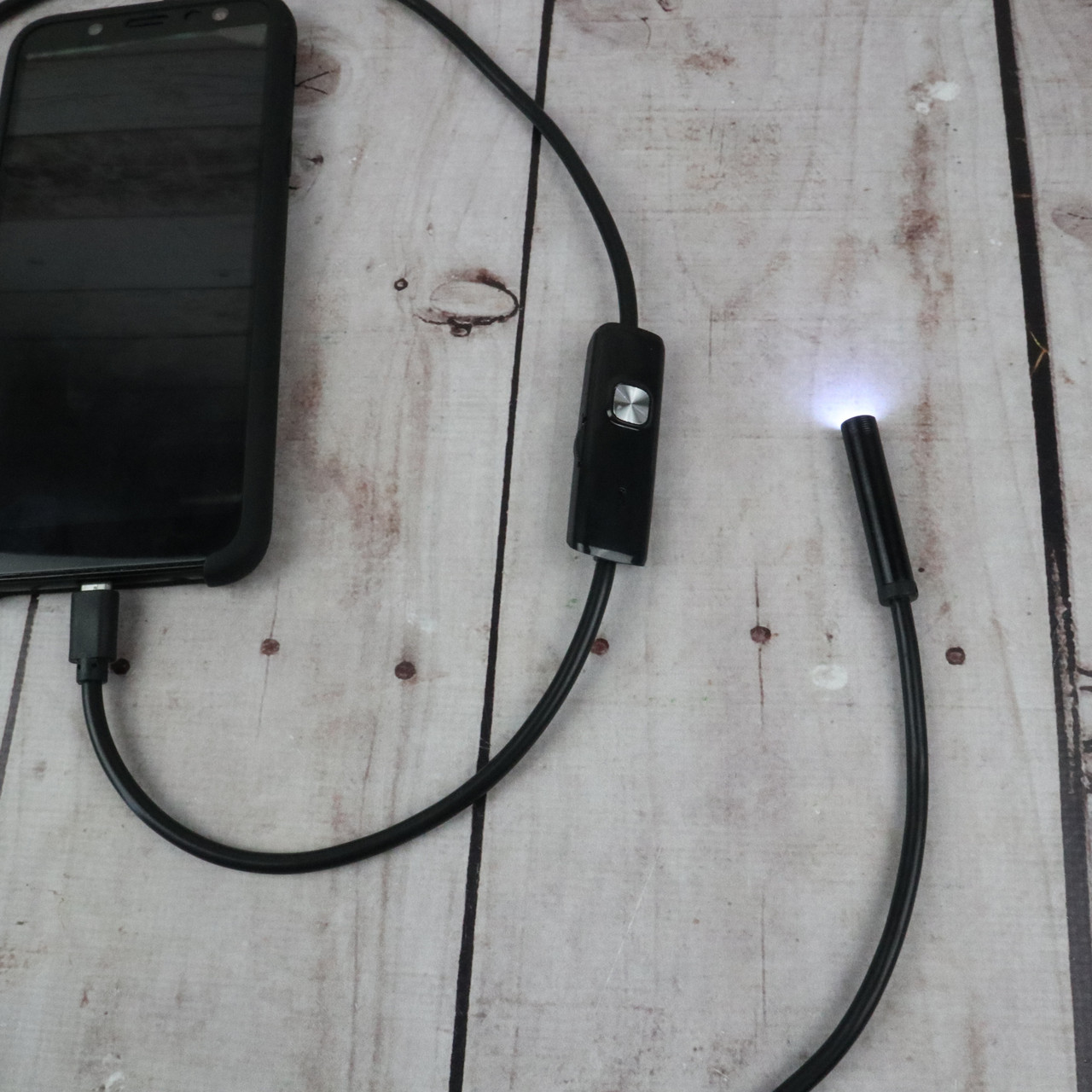 Эндоскоп гибкая камера для смартфона с подсветкой запись фотографий и видео (Оригинальные фото) - фото 3 - id-p1458088595