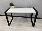 Стіл у стилі Лофт (Loft) на металевих опорах, фото 3