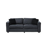 3-местный велюровый диван темно-серый FALUN