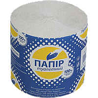Папір туалетний макулатурний без гільзи, сірий 10100001