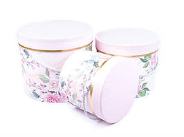 Комплект подарункових коробок  W-5627 22*19 см (3 шт)