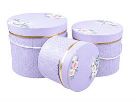 Комплект подарункових коробок  W-5629 22.5*19 см (3 шт)