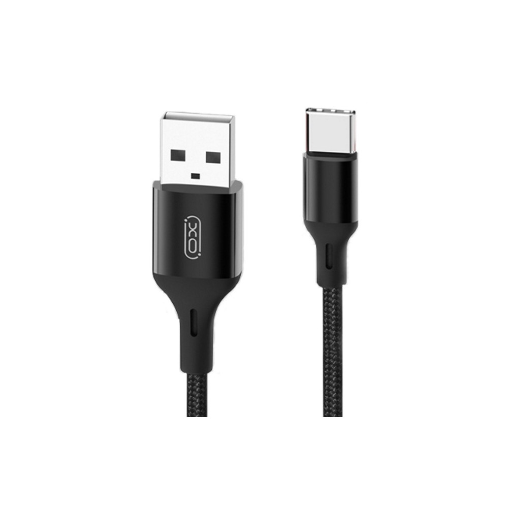 Кабель XO NB143 Braided Data Cable Type-C 1 м Black (6920680870844)