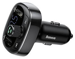 FM-модулятор  Baseus T typed Wireless MP3 charger  black (CCALL-TM01)