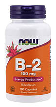 B-2 100 mg NOW Foods 100 Caps