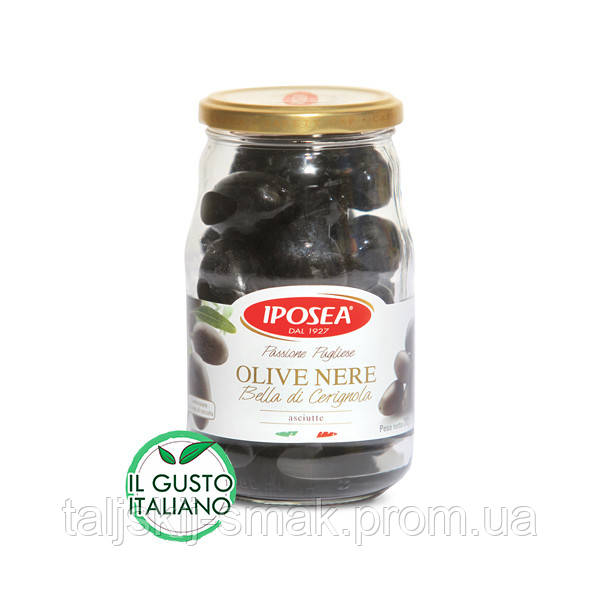 Маслини сушені IPOSEA, Італія (314 ml)