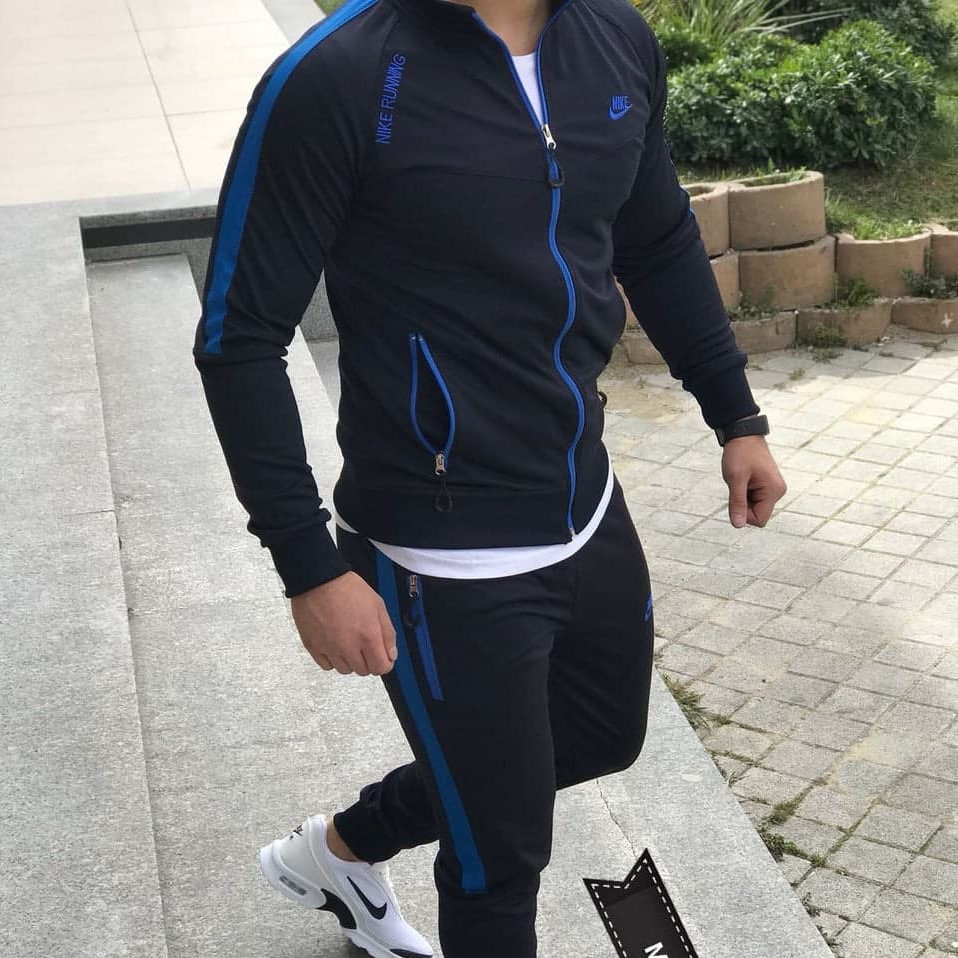 Чоловічий спортивний костюм Nike, чорний Найк