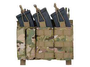 Потрійний пістолетно-гвинтовий підсумок Buckle Up AK/9 мм — Multicam [8FIELDS]