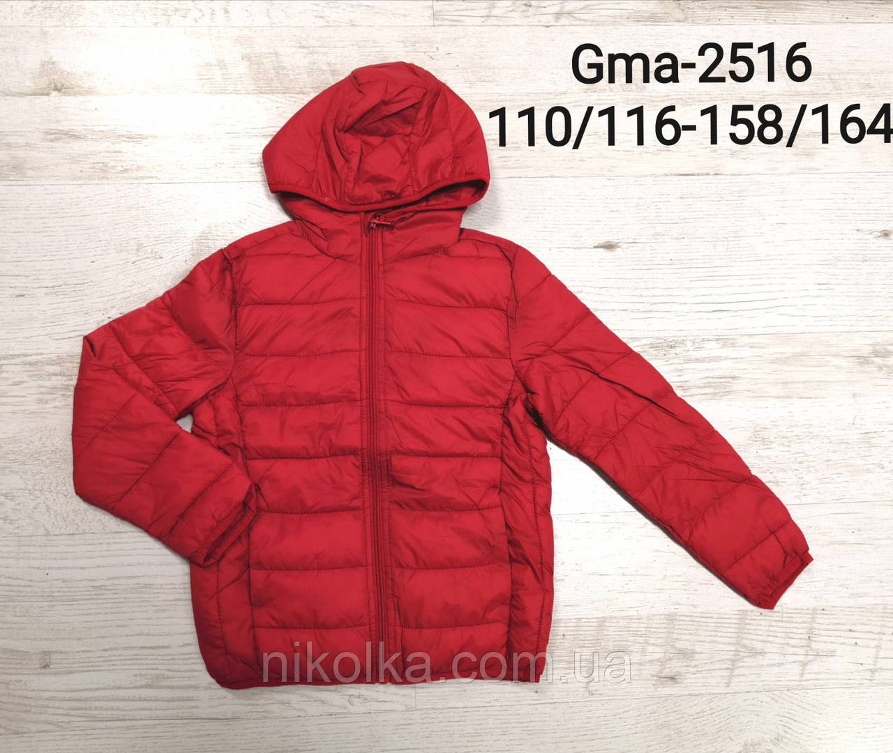 Куртка для девочек оптом, Glo-story, 110/116-158/164 рр., арт. GMA-2516, фото 1