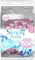 Бритва для гоління  Gilttte Simply Venus 3, 1шт