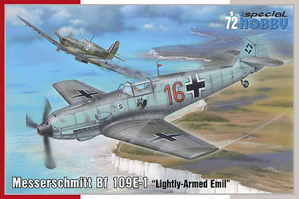 Messerschmitt Bf 109E-1 'Lightly-Armed Emil'. SPECIAL HOBBY SH72454, фото 1
