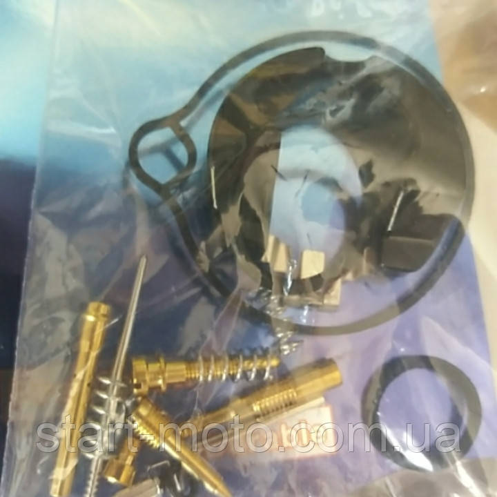 HONDA LEAD 90 HF05E Ремкомплект карбюратора + жиклер пускового збагатителя фірма Lipal Японія — під оригінал, фото 1