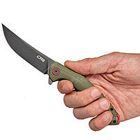 Ніж CJRB Gobi Black Blade green, сталь AR-RPM9