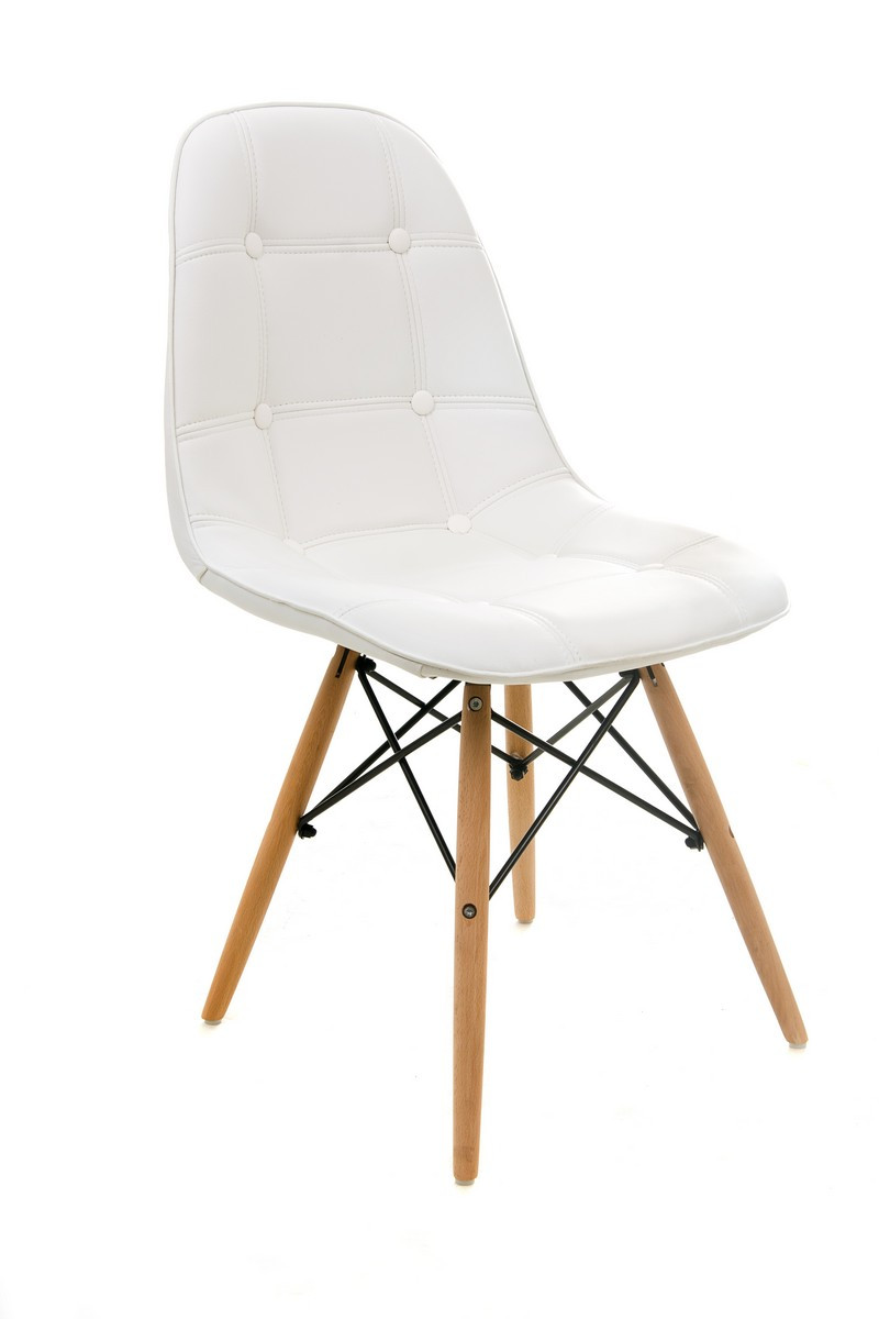 Стілець м'який М-01 на дерев'яних ніжках, фото 1