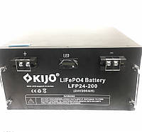 Літієвий акумулятор 200 Ач 24 В KIJO LiFePo4-24V200Ah Lithium Iron Phosphate, фото 5