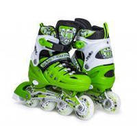 Ролики Scale Sports Green LF 905, размер 29-33, 34-37, 38-41