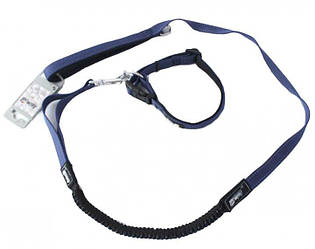 Поводок-нашийник AnimAll HL-HL 148 (синій, 25/1200мм)