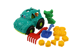 Дитяча пластикова іграшкова машинка сортер Автошка" №2 для дитини з набором для пісочниці