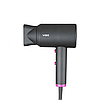 Професійний фен для укладання волосся на 2000 Вт VGR V400 / Універсальний потужний фен з насадкою, фото 3