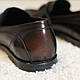 Туфлі-лофери чоловічі шкіряні коричневого кольору, фото 10