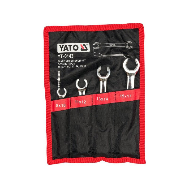 Набір розрізних ключів для гальмівних трубок Yato YT-0143